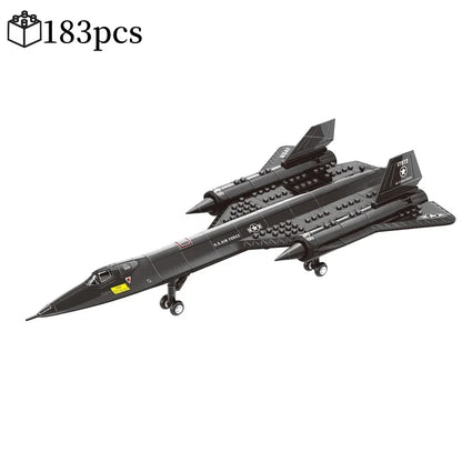 Creative Military SR-71 Blackbird Spy Plane  Building Blocks SetsMOC Kit Assembly Bricks STEM Learning Toys Gift for Children