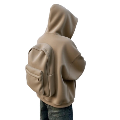 New Outdoors backpack Men's Sports and Leisure Loose Hooded Zipper Sweatshirt Traveler cardigan Jacket