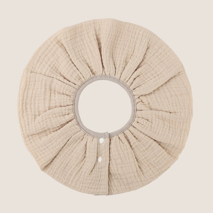 INSULAR 4 Layer Gauze Baby Bibs 100% Cotton Floral Burp Cloths Newborn Skin-friendly Absorbent Infant Towel Breathable 0-1Y