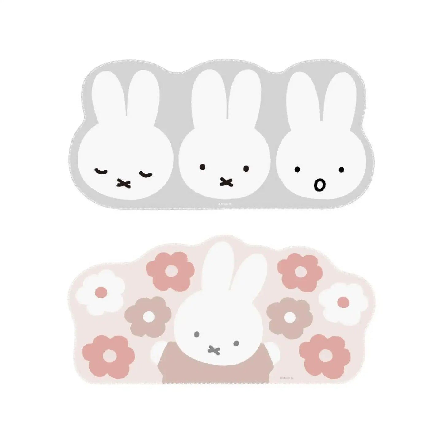 Kawaii Miffy Mouse Pad Cartoon Cute Computer Desk Pad Office Computer Keyboard Student Desk Pad Gift for Girl