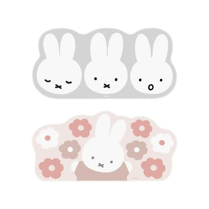 Kawaii Miffy Mouse Pad Cartoon Cute Computer Desk Pad Office Computer Keyboard Student Desk Pad Gift for Girl