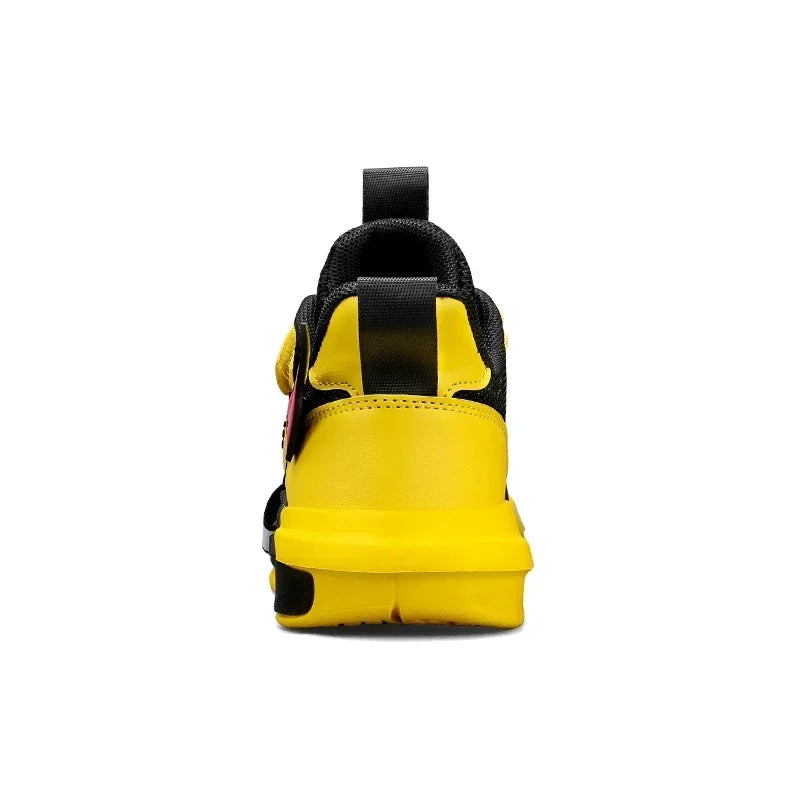 Kid Casual Sneakers  Pikachu Children Cartoon Sports Shoes  Boy Girl Student Running Shoe Breathable Lightweight Size EU28-39