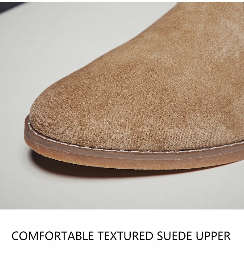 Luxury Men Derby Shoes High Quality Suede Leather Shoes for Men Business Casual Shoes Lace-Up Men Party Wedding Shoes Large Size