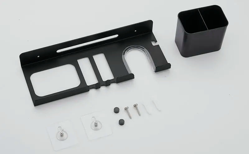 Hairdryer Holder Wall Wall mounted hair dryer rack And Hair Curler Holder Storage Rack Bathroom Organizer