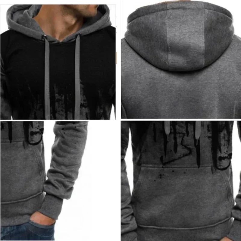 Spring and Autumn 2025 New Men's pullovers + jogging Pants two-piece set fashionable outdoor casual men's hooded sportswear set