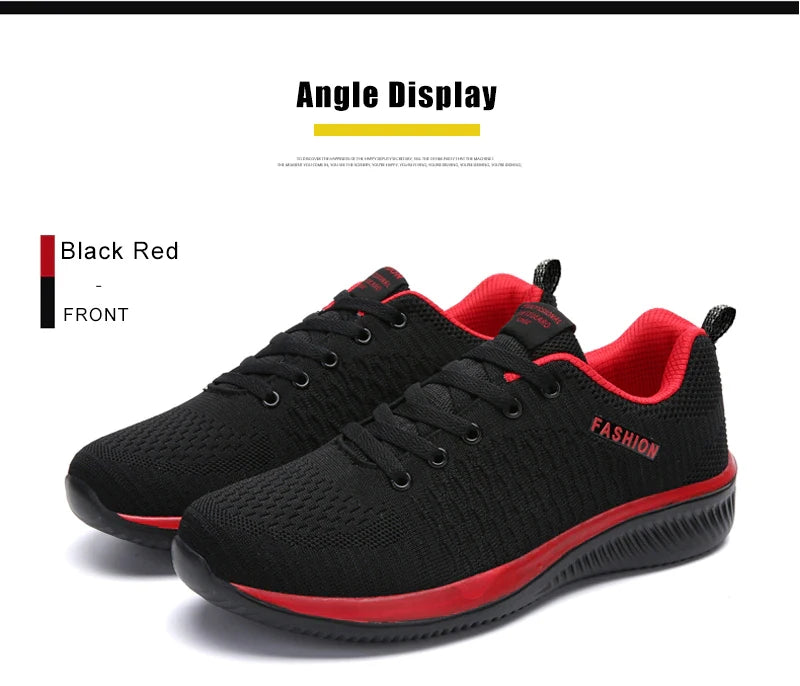 YRZL Sneakers Men Running Shoes Lightweight Sport Classical Mesh Breathable Casual Shoes Fashion Non Slip Shoes for Men
