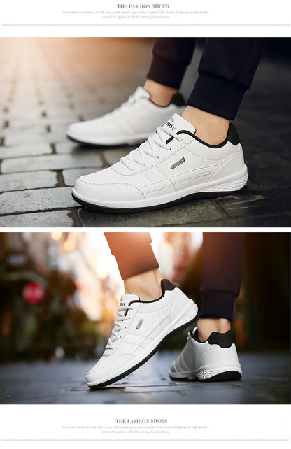 Men's fashionable casual shoes🥾,
Outdoor PU leather trend, 🙌
🍃light casual shoes and 🍃
☁️comfortable with laces, ☁️
Outdoor sports shoes🤾