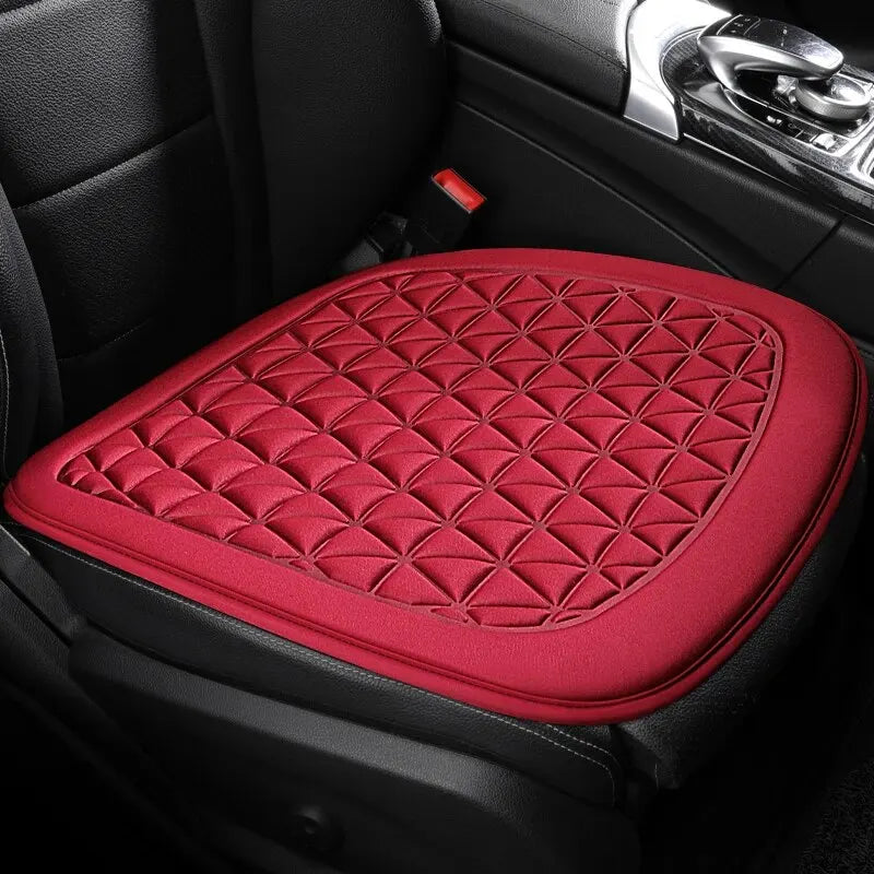 3D Suspended  Car Seat Cushion with Embossed Pattern,Separate Bottom Seat Cushion and Back Cushion Fit for Most Cars