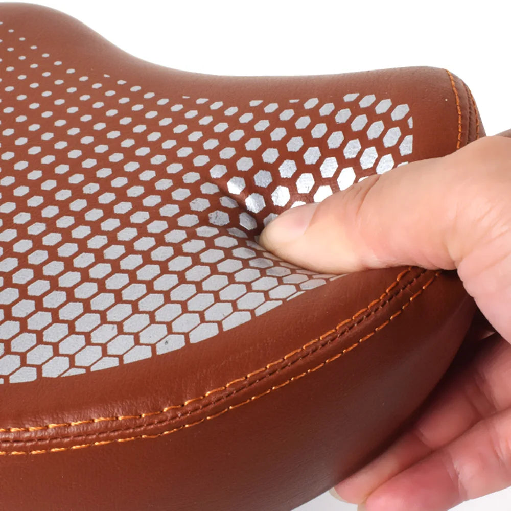 Noseless Bike Seat Cushion for Men Women Extra Padding Comfort Wide Bicycle Seat Oversized Comfortable Saddle for Peloton Bikes