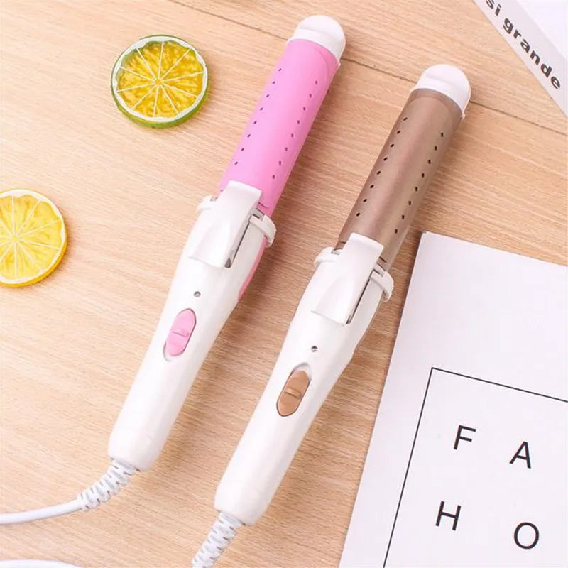 3 In 1 Gold Ceramic Hair Curling Iron Hair Curler Professional Hair Styling Tools Hair Straightener Heated Roller Multifunction