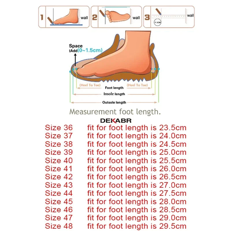DEKABR Autumn Winter Warm Fur Ankle Boots Business Genuine Leather Mens Boots New Comfortable Soft Handmade Plus Size 48