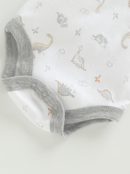 3PCS Infant Baby Cute Graphic One-piece Clothes For Boys And Girls, Newborn Pure Cotton Summer Romper newborn clothes