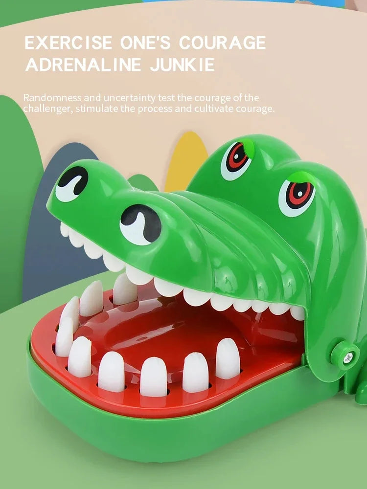 Bite hand crocodile children's toy stress relief toy Bite hand toy parent-child interactive party prank toy