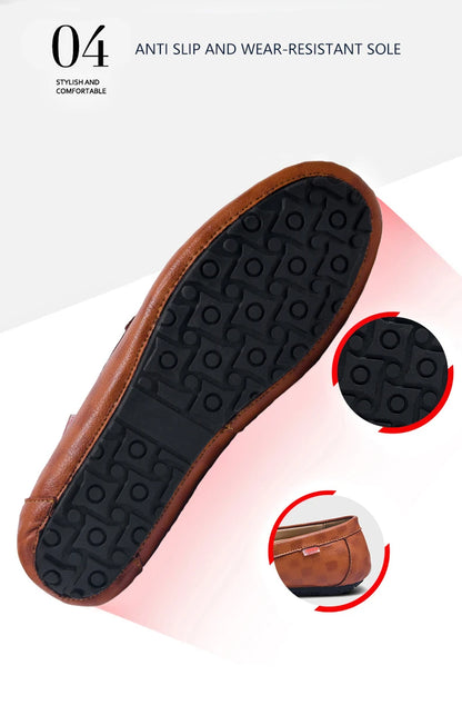 Men Shoes Casual Leather Mens Loafers Moccasins Designer Slip on Boat Shoes High Quality Chaussure Homme Plus Size 38-47