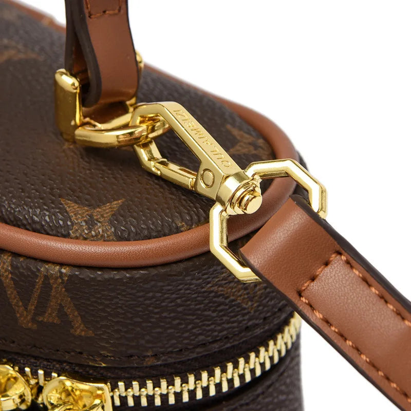 Structured Box Bucket Bag for Women Minimalist Crossbody Purse Elegant Shoulder Hand
