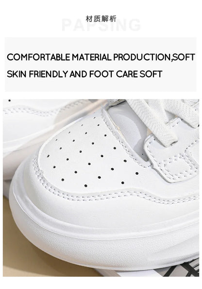 Children's Sneakers Kids Fashion Design Black White Non-slip Casual Shoes for Boys Girls Breathable Sneakers Toddler Outdoor