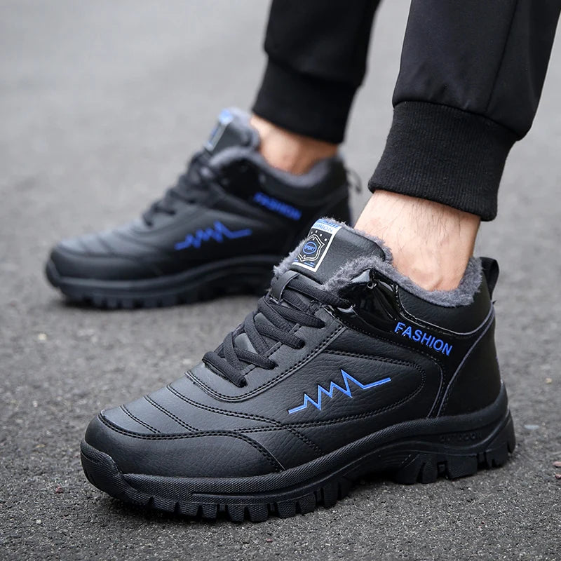 Men Winter Boots Shoes Warm Fashion Sneakers 2025 Winter Outdoor High Quality Casual Shoes Men Botas De Hombre Men Snow Boots