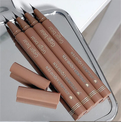 GEGE BEAR Precision Tip Fast Driving Quick Draw Liquid Eyeliner Pen Daily Use Waterproof Smudge Proof Long Last Eyeliner Pencil