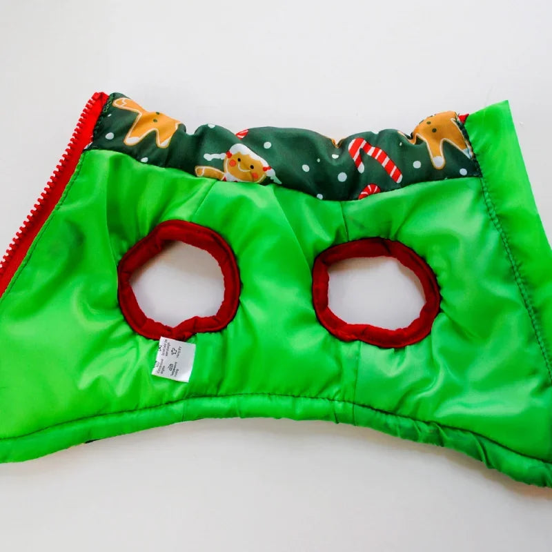 Pet Clothes Puppy Outfit Vest Warm Dog Clothes for Small Dogs Winter Windproof Pets Dog Jacket Christmas Coat Ropa Perro