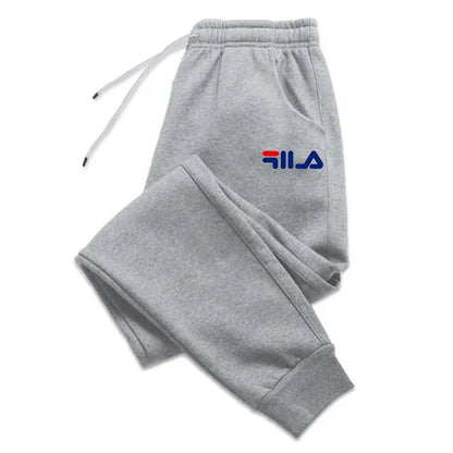 Autumn Winter Men's Joggers Drawstring Casual Pants Fleece Sweatpants Workout Running Gym Fitness Sports Trousers