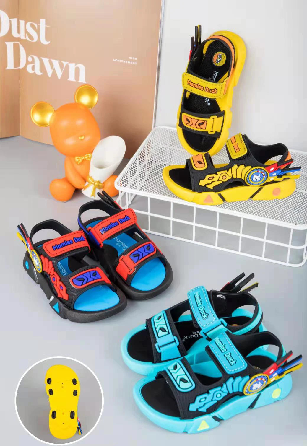 Kids' Sports Beach Shoes for Small To Big Children Summer Cool Boys' Sandals – Waterproof Plastic Fashion Korean-style