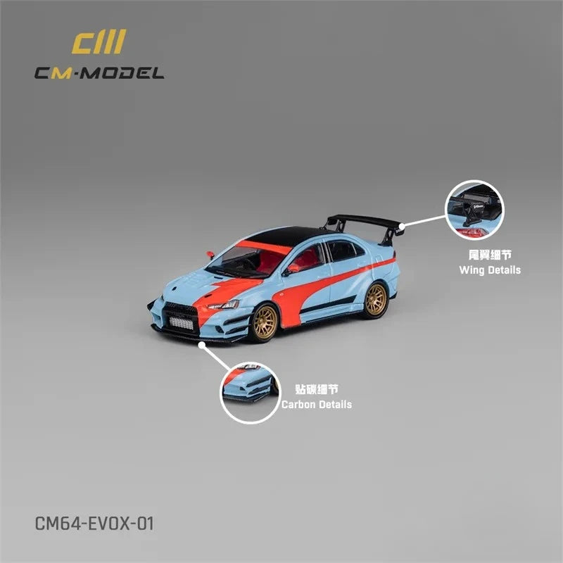 CM MODEL 1:64 S1000RR WRX STI RS7 sportback Jesko Codalunga SolusGT 765LT ER34 LBWK GT35RR Zonda Imola Model Car