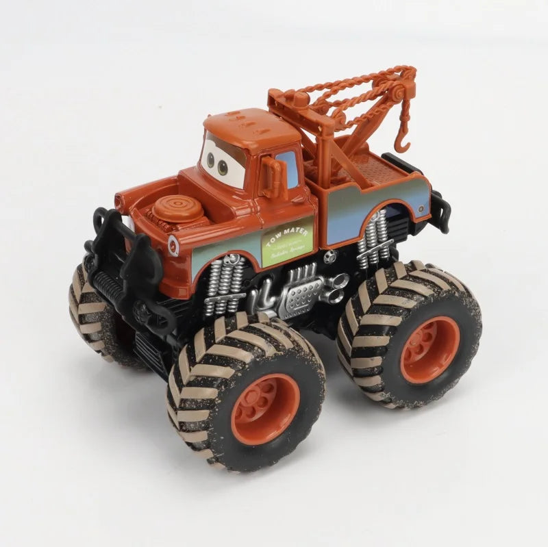Cars Pixar Cars Lightning McQueen rhapsody matador bulldozer truck Mater harvester 1:55 Diecast Metal Car Model Toy