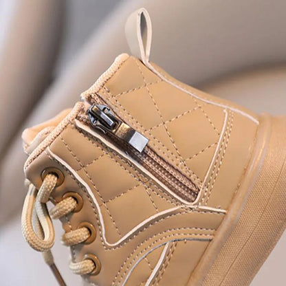 Kids Boots 2024 Autumn Winter Baby Girl Shoes Non-slip Children Infant Boys Snow Boots Cotton Shoes