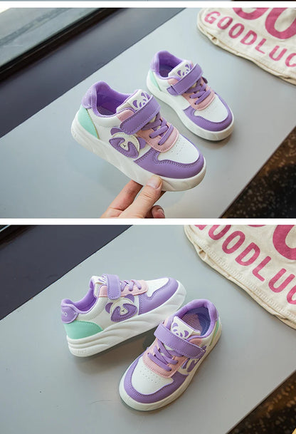Kids' Sports Shoes Non-Slip Boys Girls Casual Shoes Sneakers Soft Sole 2025 New Children  Running Shoes Cute  Panda Comfortable