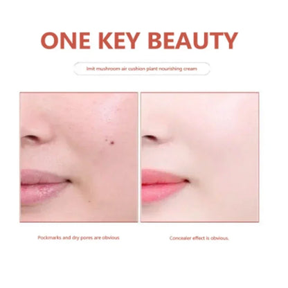Mushroom Head Air Cushion CC Cream Foundation Moisturizing Long Lasting Face Comestics Natural Brighten Face Base Tone Make Up