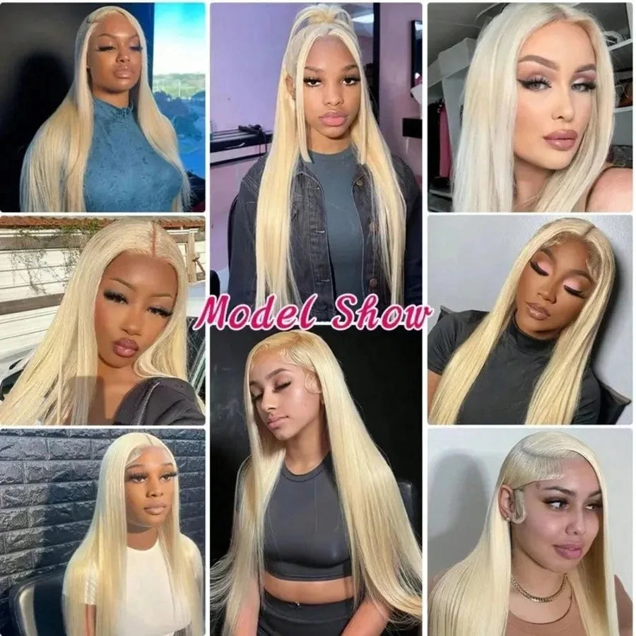 30 36 Inch 613 Straight Lace Front Wig Human Hair Blonde Real Human Hair Wig13x6 Hd Lace Frontal Wig Pre Plucked with Baby Hair