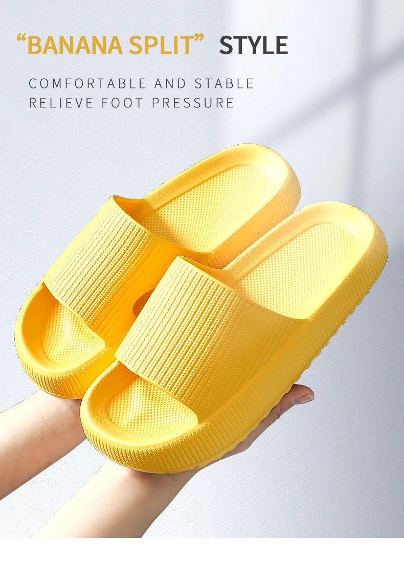 Slippers men wear thick-soled non-slip summer quarters bathroom shower Eva sandals