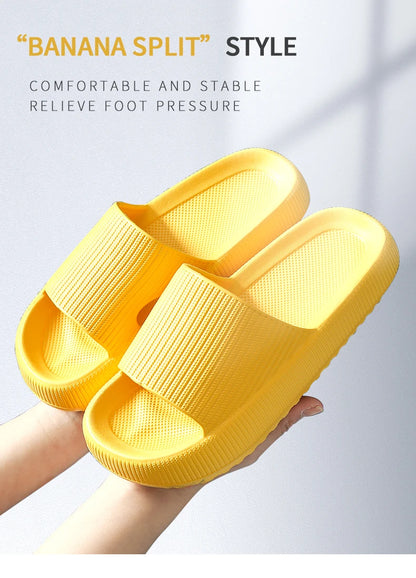 Slippers men wear thick-soled non-slip summer quarters bathroom shower Eva sandals