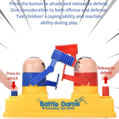 Children's Prank Decompression Funny Toys Two-person Head Fidgeting Game Parent-child Interactive Board Game Children Toy