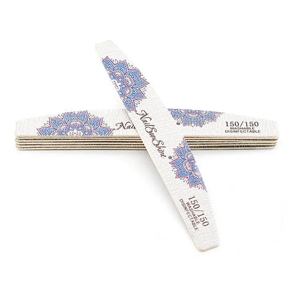 3/5pcs Lot New Nail File Flower Printed Nail Buffer Colorful Lime A Ongle 80/100/150/180/240 Professional Manicure Tools Uñas