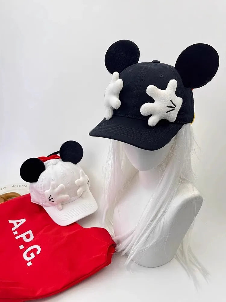 Mickey Baseball Cap Cartoon Design Parody Mickey Cute Creative Big Ear Design Duck Tongue Hat Fashionable And Versatile Cap Toys
