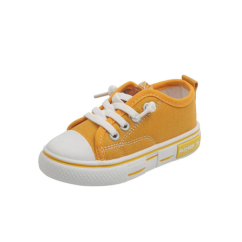 Kid Sneakers Summer Canvas Shoes For Children Fashion Anti-slip Baby Shoes Girls Boys Breathable Casual Shoes Slippers 21-32