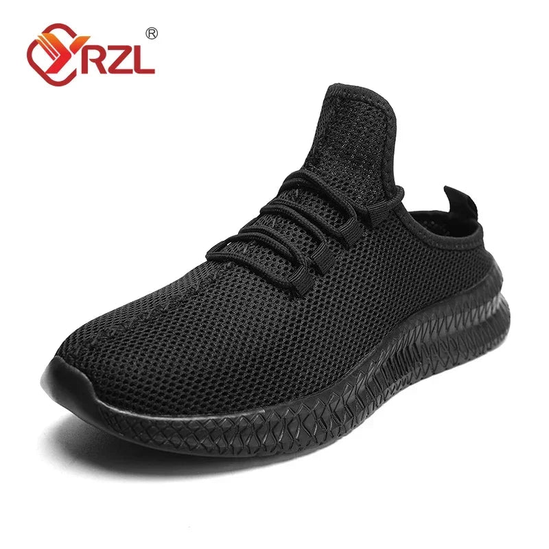 YRZL Men Casaul Slippers Lightweight Non Slip Breathable Mesh Shoes Half Slippers Outdoor Summer Loafers Lazy Shoe for Men