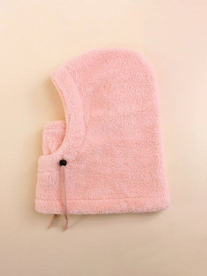 4-14Y Kids' Warm Ear-Protecting Neck Warmer Hat, Thickened Winter Ski Cycling Face Mask Windproof Beanie