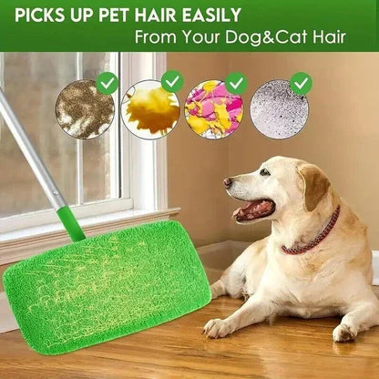 Eco-Friendly Mop Cover Set – 6-Pack Washable Flat Mop Pads for Dusting, Wet Mopping & Pet Hair Pickup, Reusable Alternative to