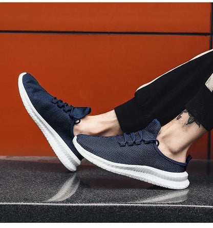 YRZL Men Casaul Slippers Lightweight Non Slip Breathable Mesh Shoes Half Slippers Outdoor Summer Loafers Lazy Shoe for Men