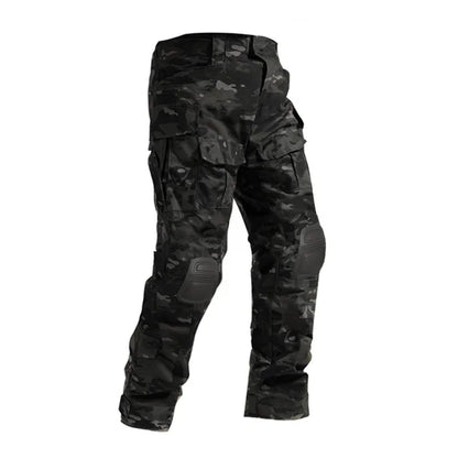 Men Tactical Suits Outdoor Paintball Clothing Uniform Shooting Combat Camouflage Shirts Cargo Knee Pads Pants