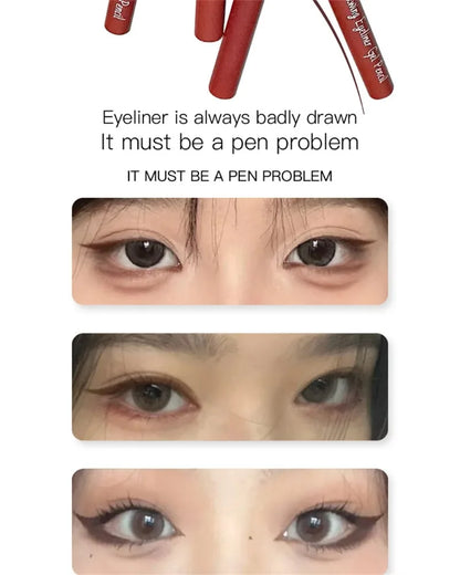 12 Colors Eyeliner Pencil Smooth Wine Red Soft High Pigment Eye Liner Pen Waterproof Matte Aegyosal Lying Silkworm Eyes Makeup