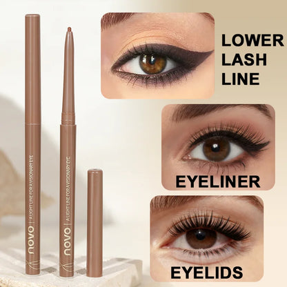 Waterproof Eyeliner Gel Pencil, Long Lasting and Smudge-Proof, Easy Twist Application For Bold, Create Perfect Eye Makeup