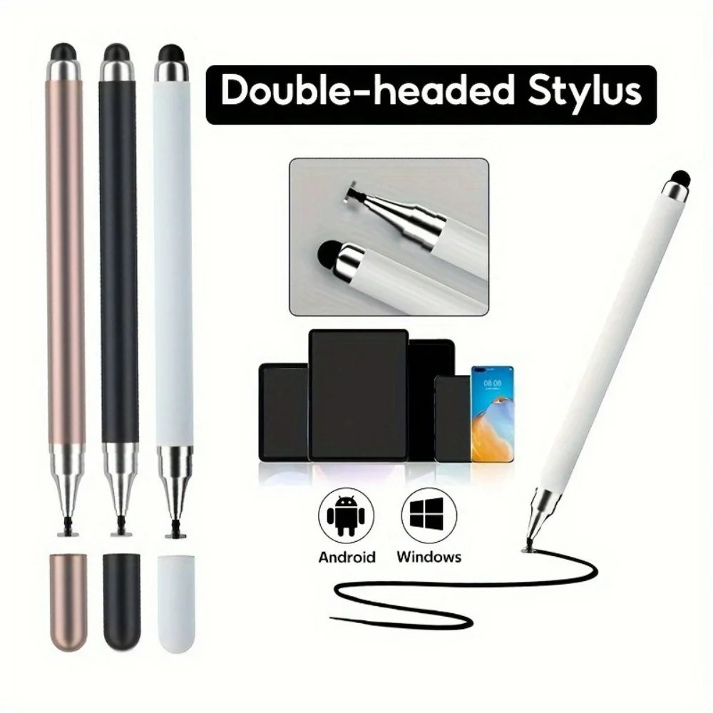 1/2Pcs 2in1 Universal Stylus Pen For Tablet Mobile Android ios Phone iPad Accessories Drawing Tablet Capacitive Screen Touch Pen