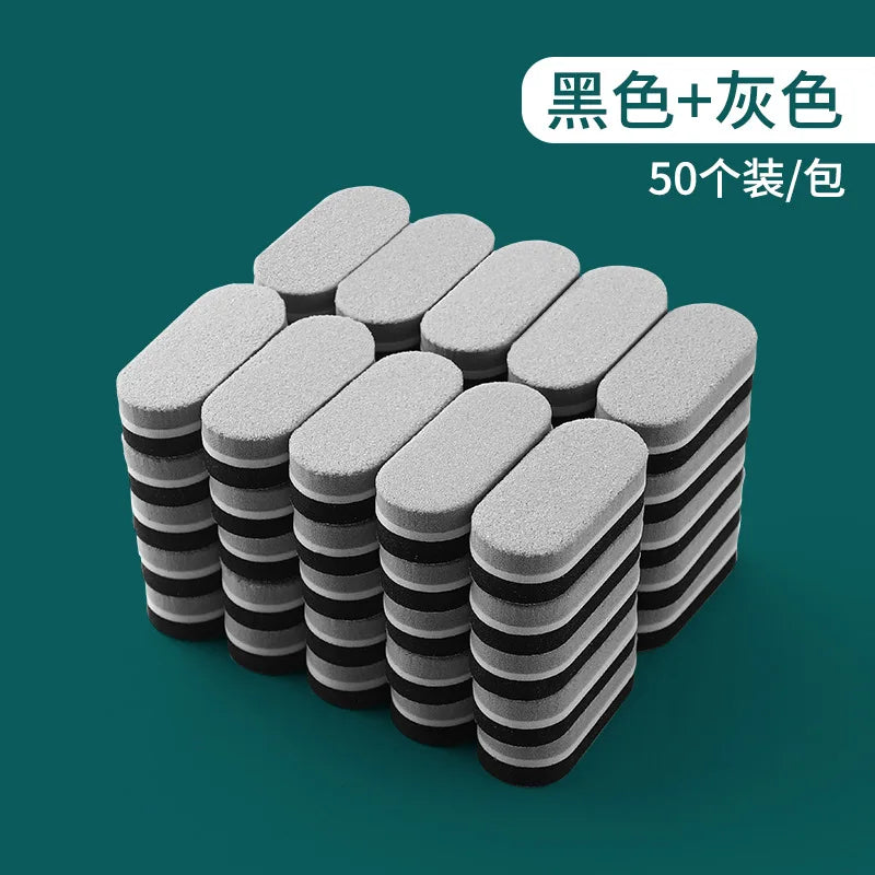 5pcs Mini Nails Sponge File Buffer Block Double Color Buffing Sanding File Pedicure Manicure Tool Gel Suplies Accessories Uñas