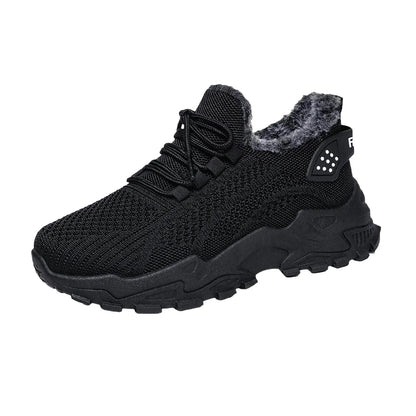 Sneakers Women's Winter Warm Sports Shoes Non Slip Soles Suitable for Cold Weather Outdoor Walking Sports Shoes Ladies Sneakers