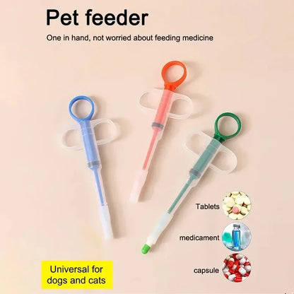 Pet Medication Dispenser, Pressing Feeding Stick for Cats and Dogs, Eating Pills, Pills, Medication Artifacts, Pet Sickness Care