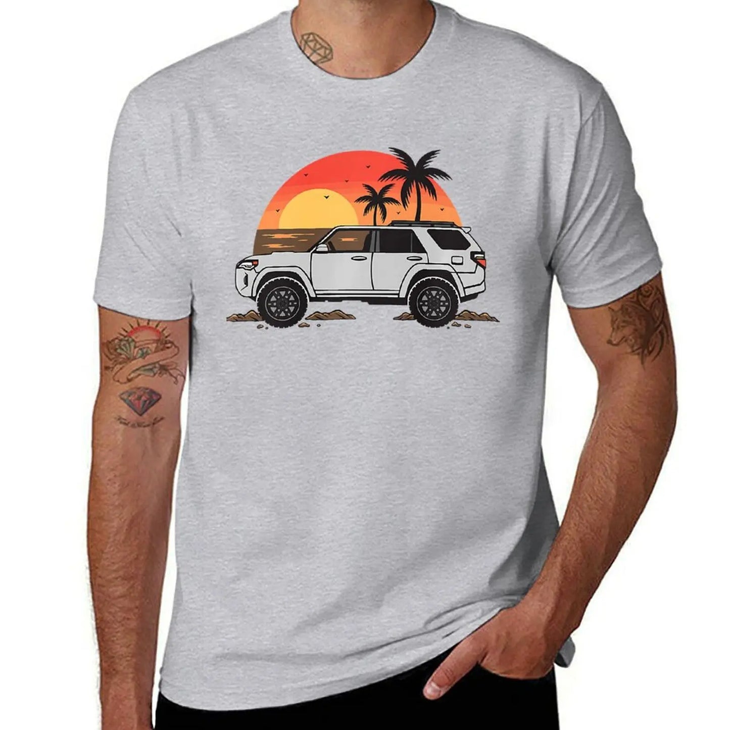 4Runner Nation Hawaii Yotas Crew T-Shirt boys whites funnys summer top heavy weight t shirts for men