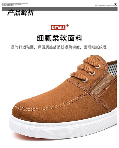 Men Shoes Breathable Canvas Shoes for Youth Student Slip on Walking Sneakers Driving Loafers House Moccasins Work Skate Flats